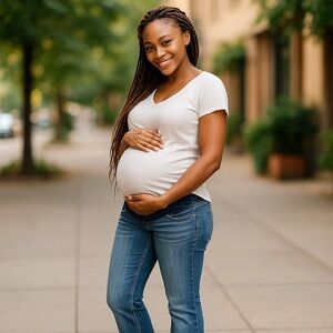 Vintage MUDD Flare Maternity Jeans size S‎